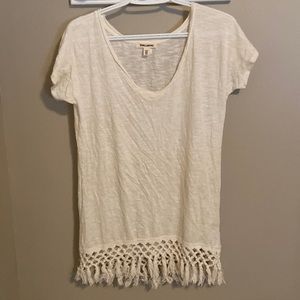 Billabong swimsuit / bathing suit cover up. White xs/s
